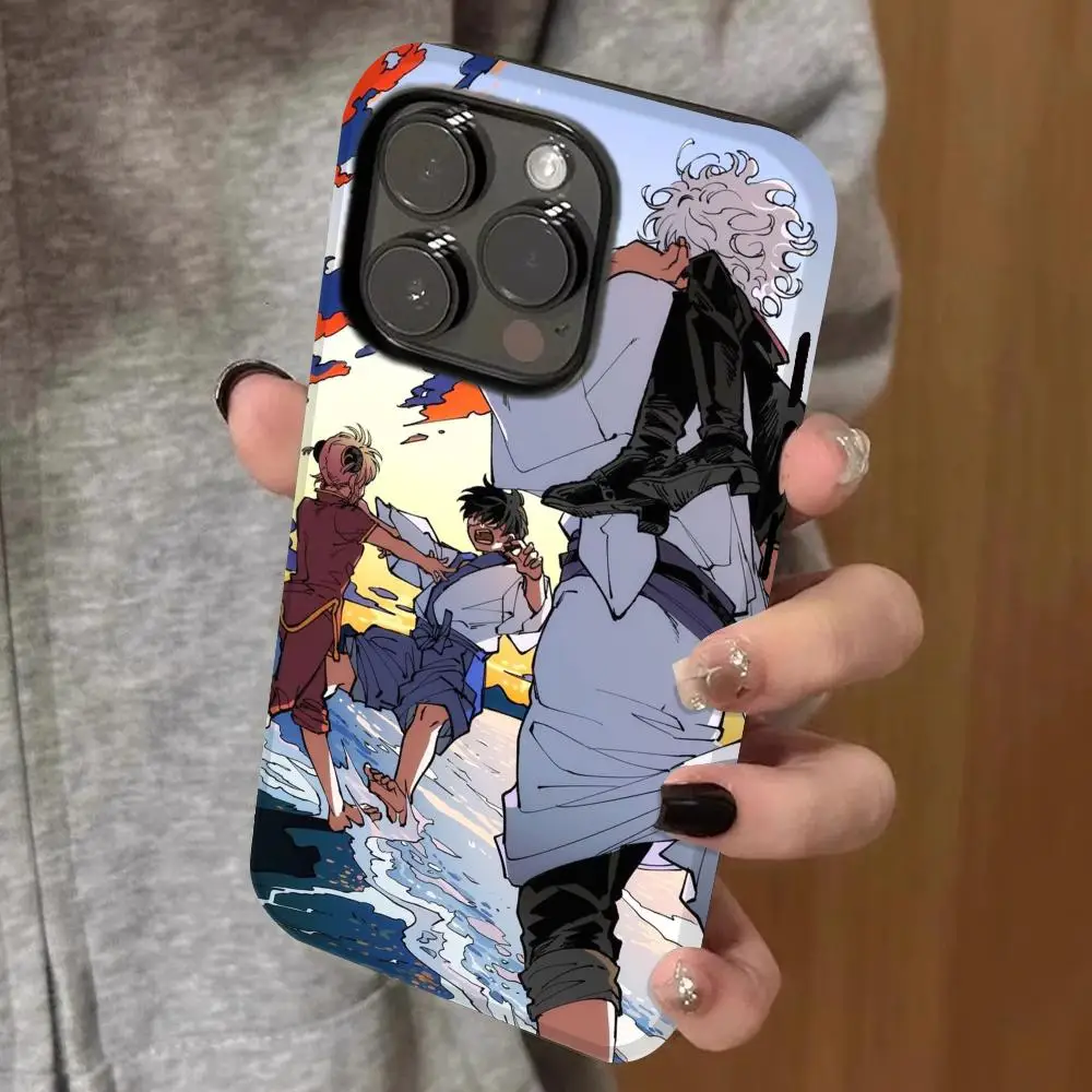 

anime gin tama wallpaper Phone Case Double-layered 2-in-1 Film Case For IPhone 16 15 Promax 14 13 Pro 12 11 plus Samsung SCovers