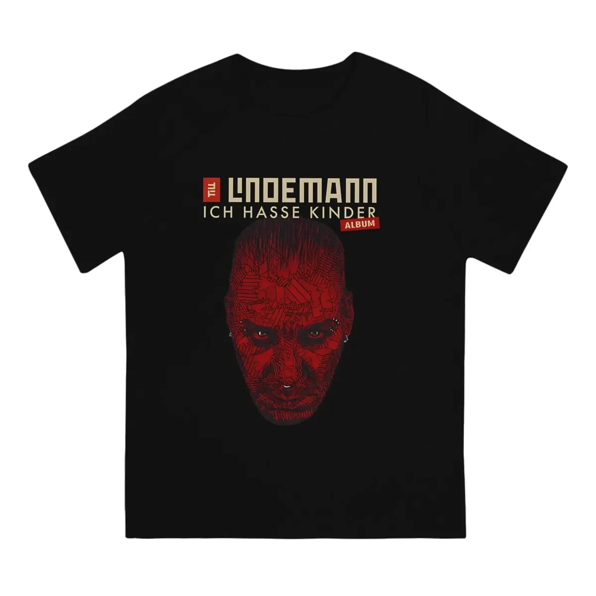 Men T-Shirts Angry style Funny 100% Cotton Tees Short Sleeve Lindemann T Shirts Round Collar Tops Gift Idea