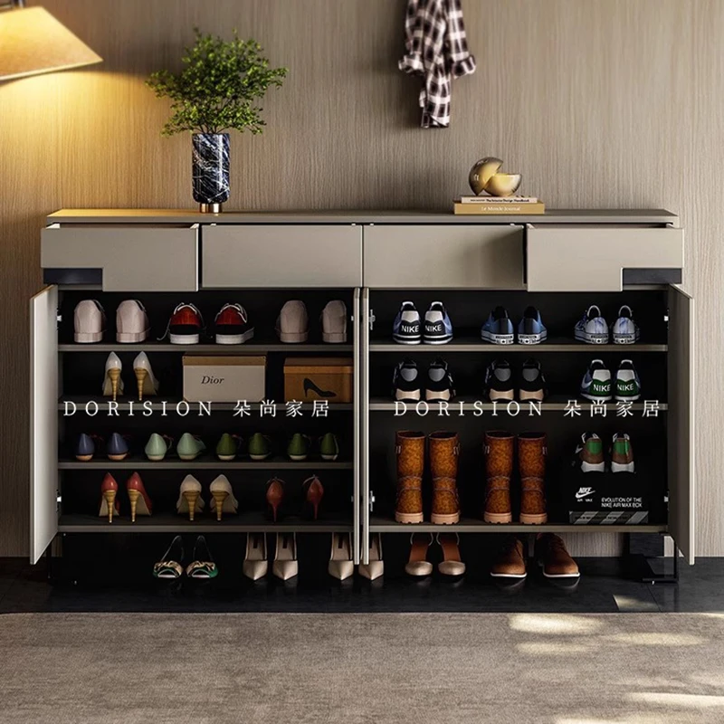 Large Size Room Decor Shoe Cabinet Aesthetic Design Modern Luxury Chinese Shoe Shelf Organizer Zapatero Space Saving Furniture - Image 4