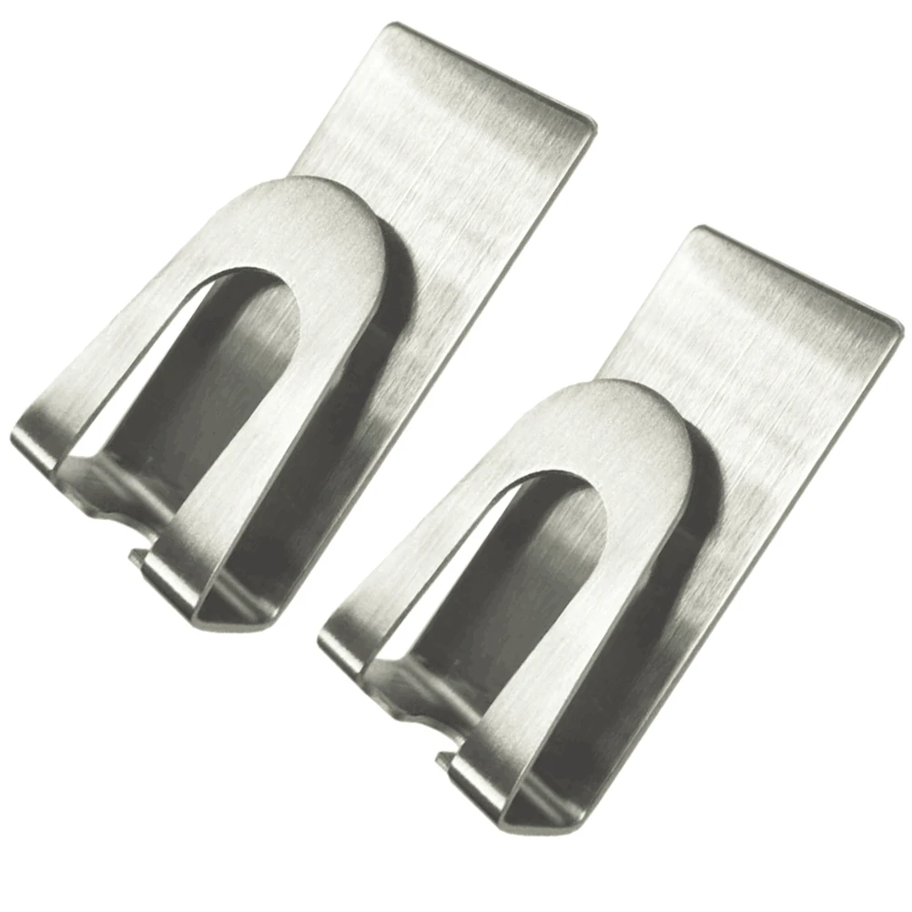 

2 Pcs Toothbrush Holder Wall Mounted Holder Wall Mounted Self Adhesive No Punching Stainless Steel Bathroom Accessories