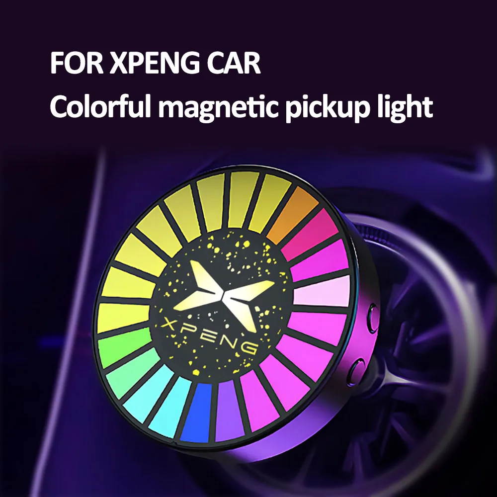 For Xpeng G6 G9 P7 P5 G3 Car Automotive Colorful Wireless Magnetic Pickup Light  Air Outlet Interior Modification Supplies