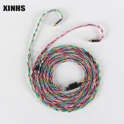 XINHS 8-strand 480 core silver copper alloy earphone upgrade cable