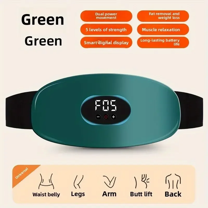 

Portable Cordless Heating Pad, Electric Waist Belt Device, Fast Heating Pad with 3 Heat Levels and 3 Massage Modes, Back or Bell