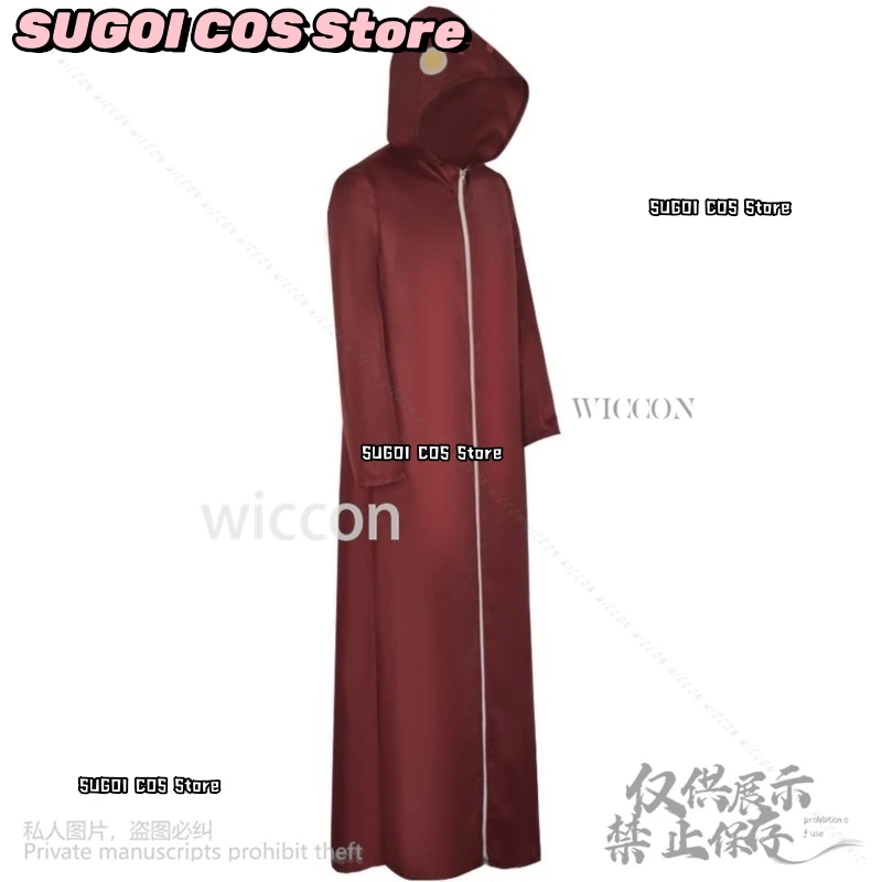 Yakushi Kabuto Cosplay Costume Anime Ninja Hooded Cloak Wigs Red Coat Adult Man Woman Halloween Christmas Suit Customized