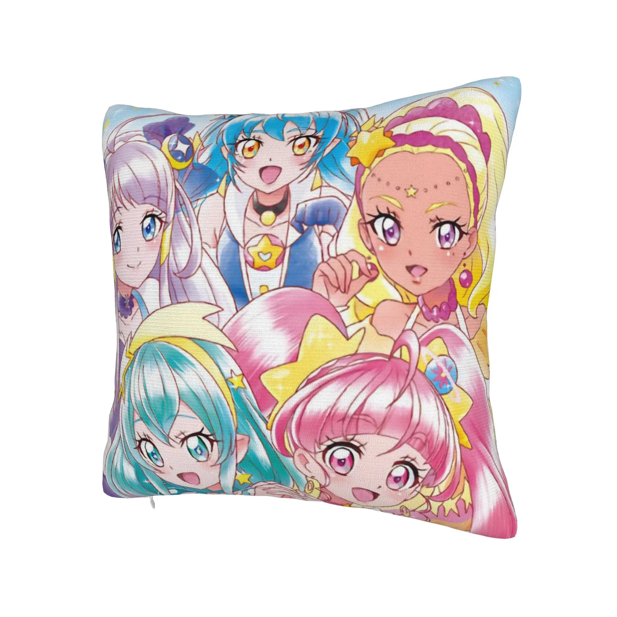 Soaring Sky Pretty Cure Pillowcase Merch Soft Cushion Cover Decorative  Pillow Case Cover Seater Multi Size
