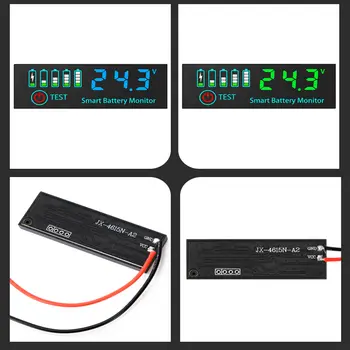 12V/24V/36V/48V 電池電量指示器 18650 鋰電池容量充電測試器 LED 指示燈顯示板 3-14S 12 最佳銷售 12V顯示屏 - №8