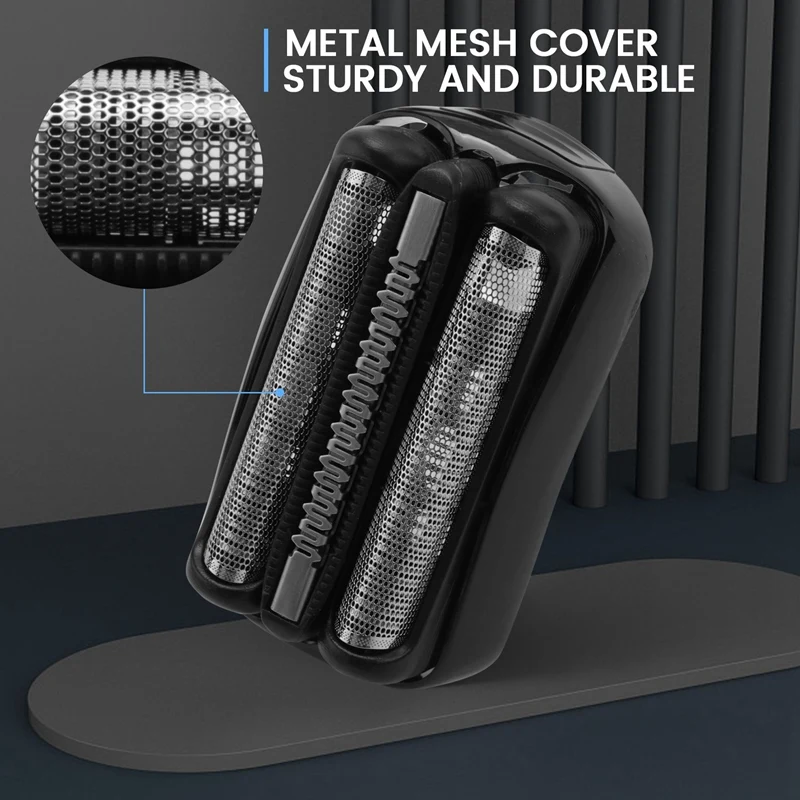Cabezal de repuesto para afeitadora 21B, para maquinillas de afeitar eléctricas Braun Series 3, 301S,310S,320S,330S,340S,360S,3010S,3020S,3030S,3040
