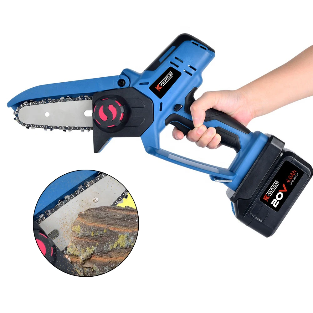 

Vertak 20V Cordless Portable Mini Chain Saw Battery 16inch Handheld Mini Chainsaw With 4 Inch Bar