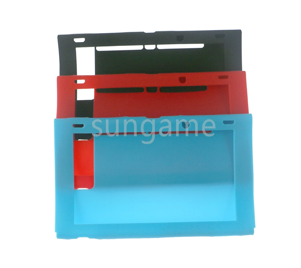 10pcs Host Case For Nintendo Switch Console NS Controller Shell Soft Silicone Protective Cover Accessories