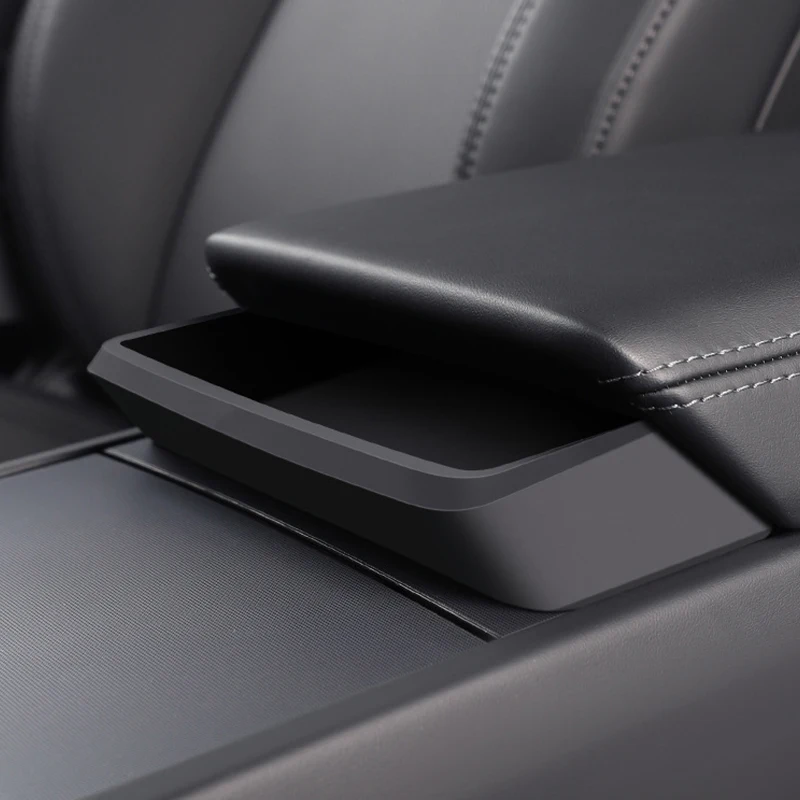 

Armrest Storage Box Organizer for Tesla Model Y 3 Juniper 2025 Highland Multi Functional Glasses Phone Case Holder