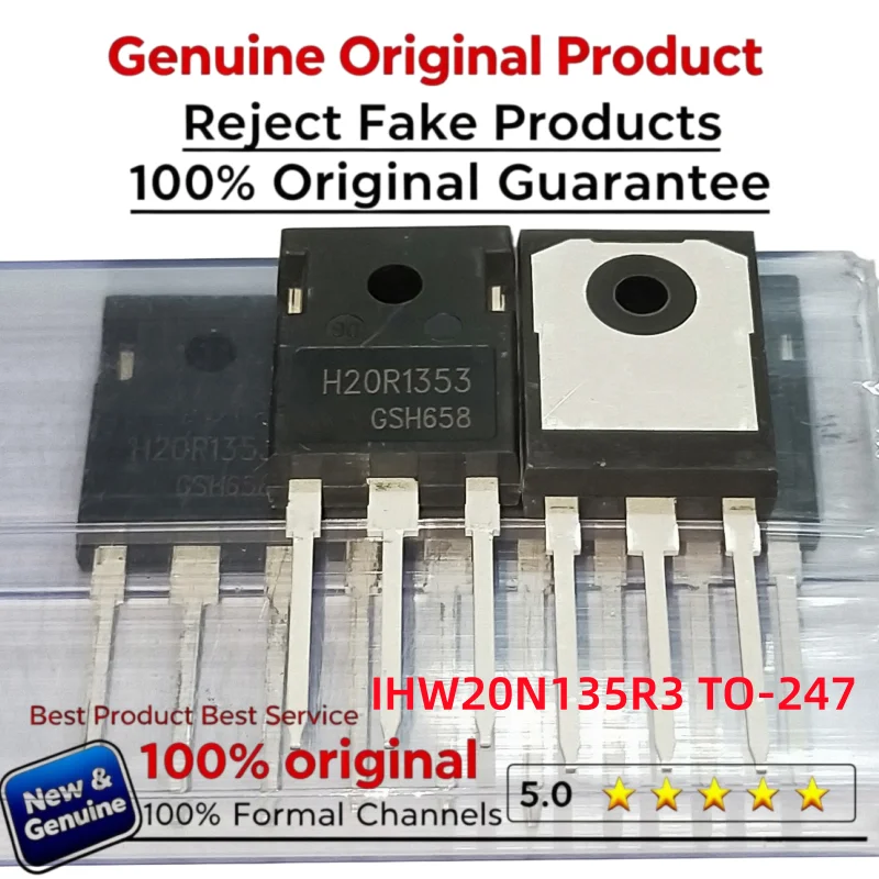 10-20-50PCS 100% New Imported Original H20R1353 IHW20N135R3 IGBT Power Tube 1350V 20A TO-247
