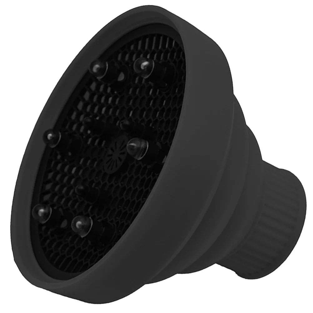 موزع مجفف شعر من السيليكون المتين، غطاء مجفف شعر عالمي مرفق لأداة تصفيف الشعر في صالونات تصفيف الشعر المموجة والمجعد #6