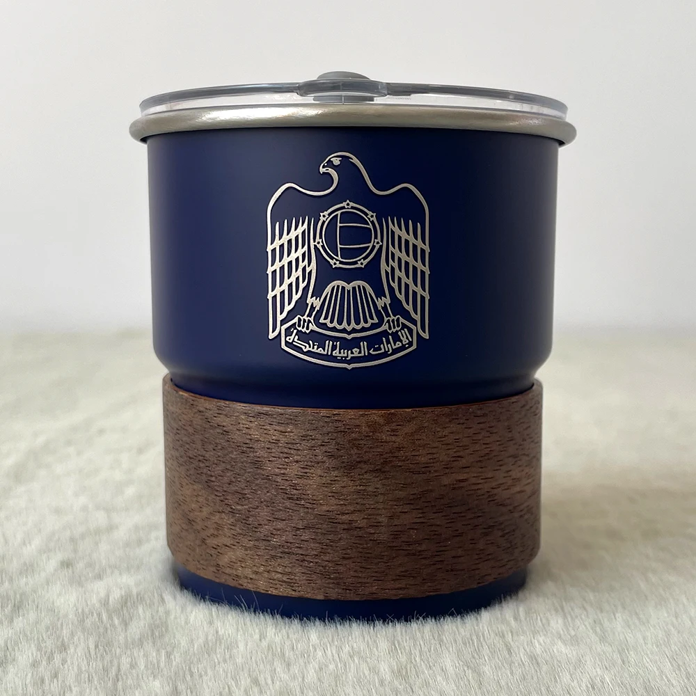 Coffee Tea Name - 아랍에미리트 국장 로고 250-300ML 커피 컵