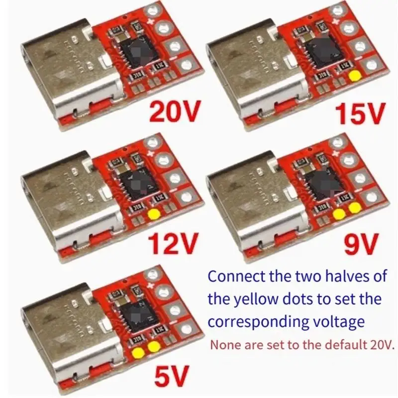 652F PD POWER ARGGREDED MODULE 20V5A الإخراج منخفضة الاستعداد للتكامل DIY جاهز #4