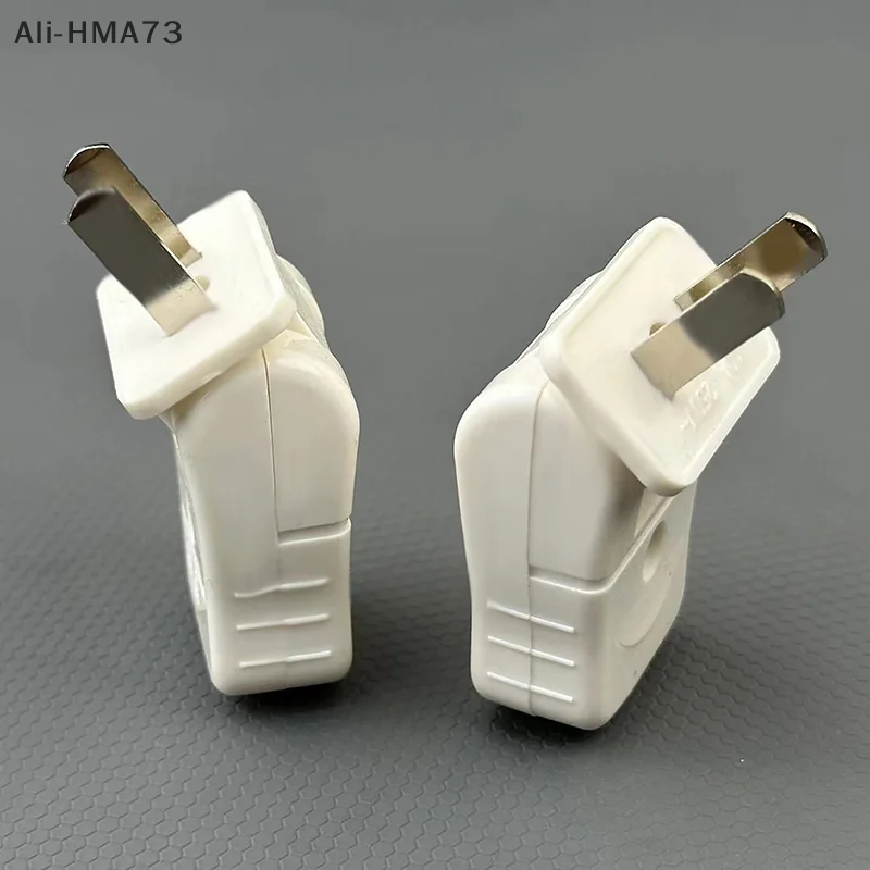 1/5Pcs 홈 소켓 DIY 액세서리 180도 회전식 전원 플러그 두 개의 플랫 풋 조인트가있는 미국 연결