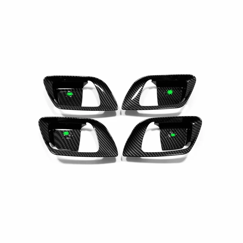 ABS Mờ/Carbon Dành Cho Xe Honda Tàu Con Thoi 2014-2019 Xe Tay Cửa Cửa Sổ Cửa Tay Cầm Bát Bảo Vệ Khung Bao viền Phụ Kiện