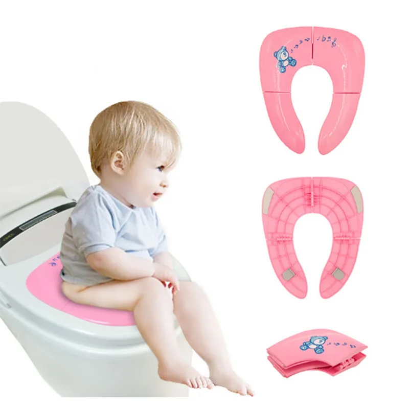 

Детское складное сиденье для путешествий, портативное сиденье для приучения к туалету для малышей, детское дорожное сиденье для горшка, подушка для помощника мочи