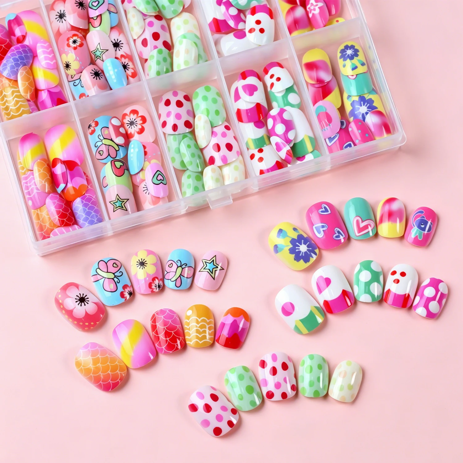 120Pcs Kids Short Round Press  - Pressed Flower Art recension och pris