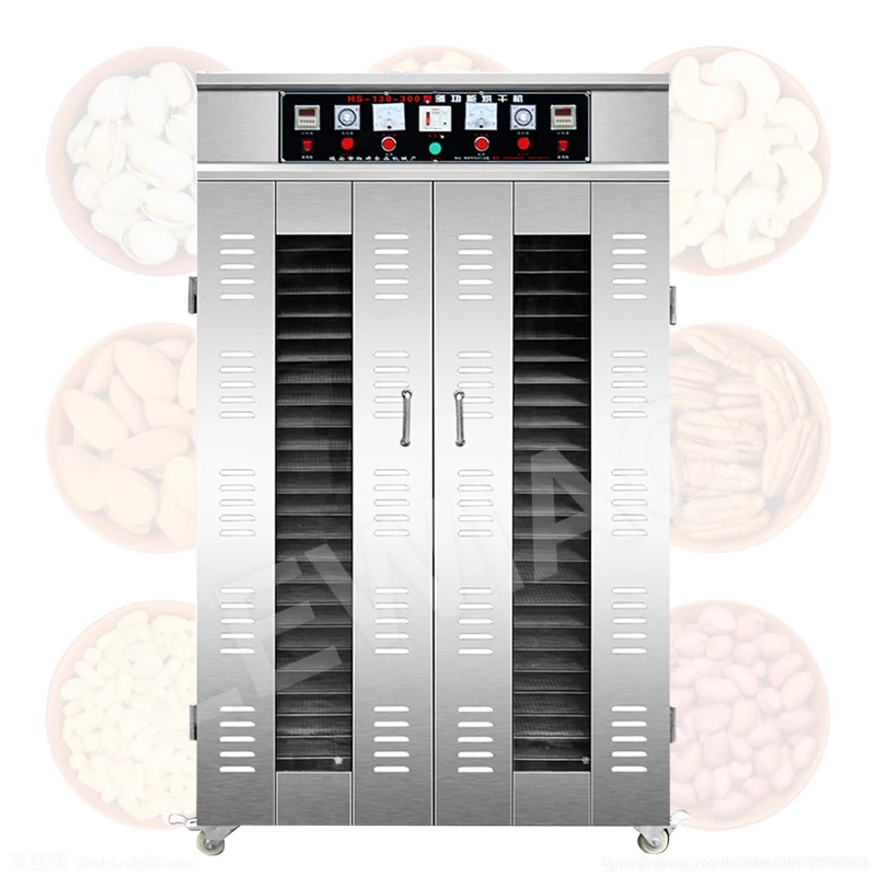 50 Layers Fruits Vegetables Drying Machine Mesin Pengering Pisang Grain Seeds Noodles Dehydrator