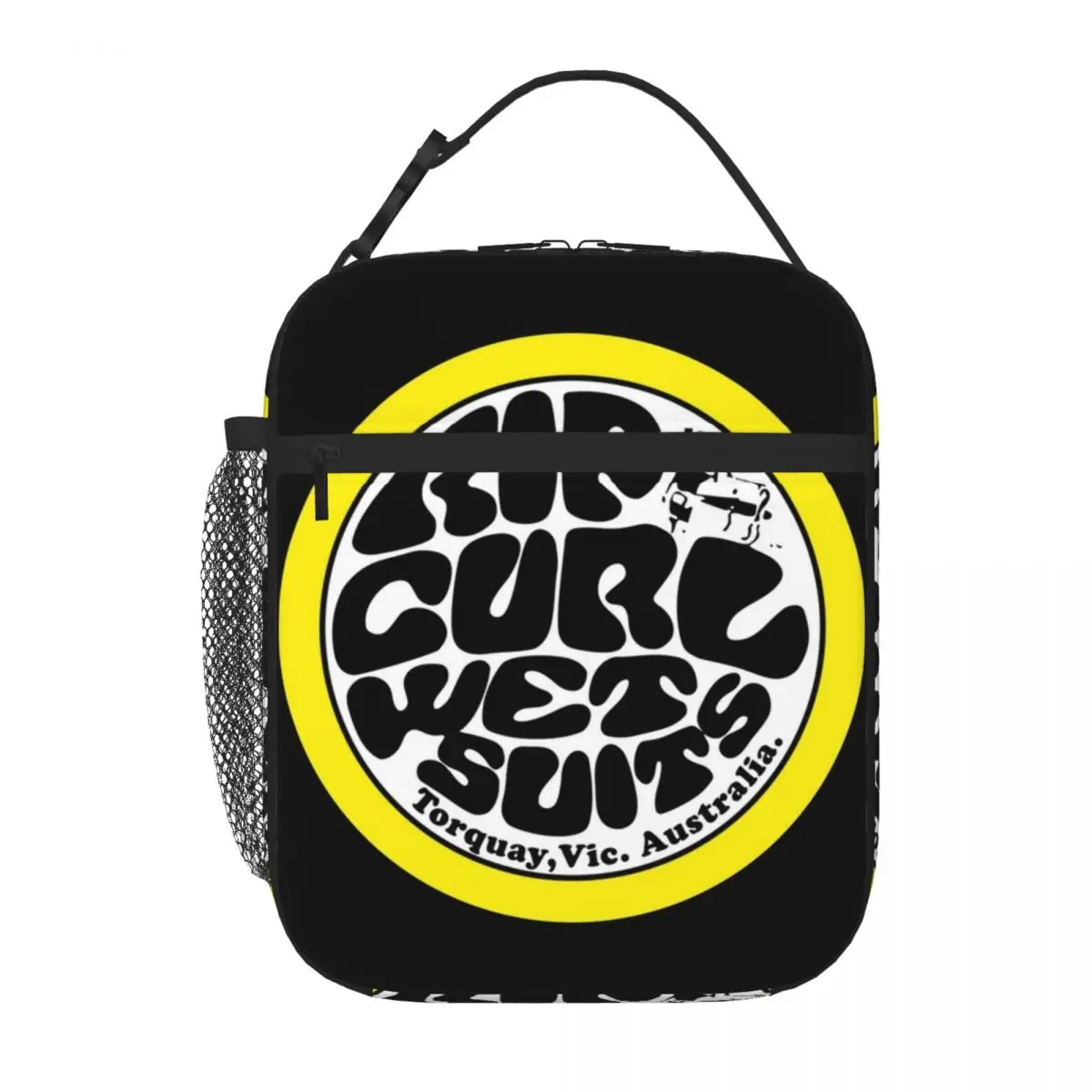 Klassieke Rip Curl Throw Kussen Lunch Tassen Geïsoleerde Bento Box Waterdichte Lunch Draagtas Lekvrije Picknickzakken Koeltas Thermische Tas