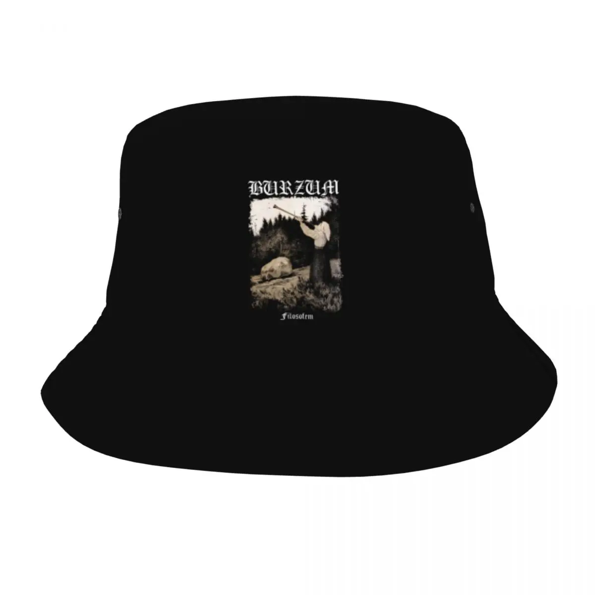 Teen Bucket Hat Burzum Flag Travel Headwear Packable Outdoor Sport Fisherman Hats Ispoti Cap Dropshipping