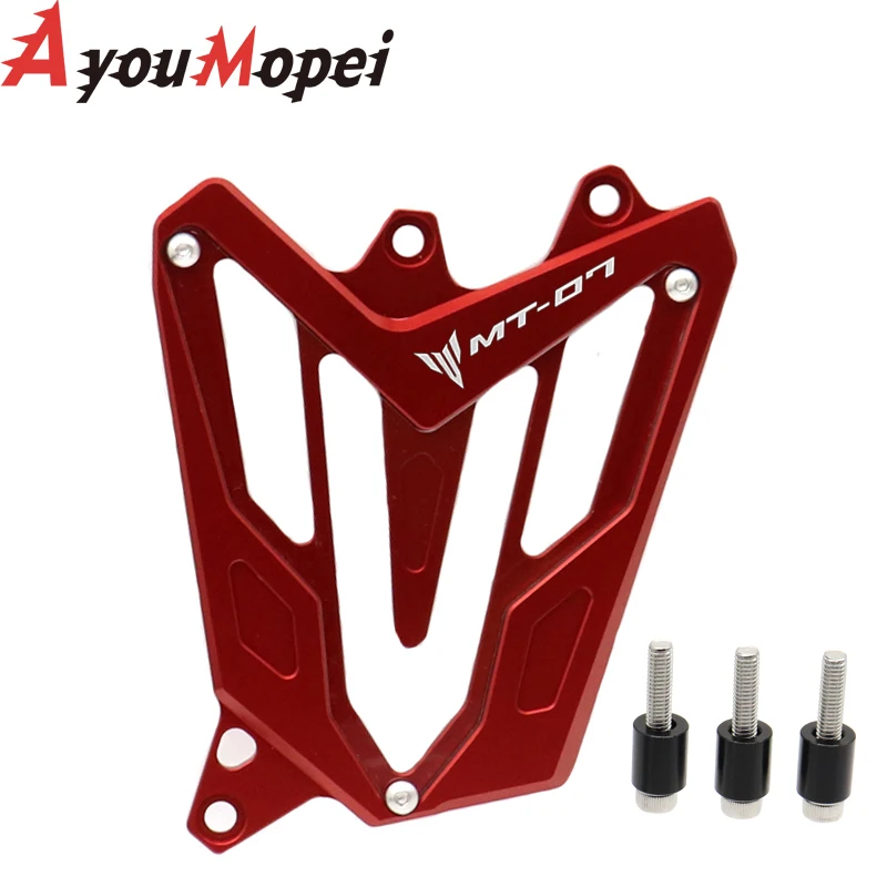 2021 Motorcycle Front Sprocket Engine Protection Cover Chain Guard Accessories For MT07 MT 07 FZ07 Tracer 2013-2023 2019 2020