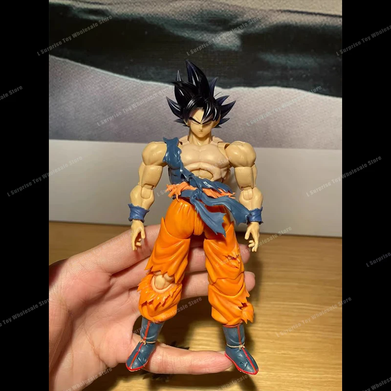 JEsse Custom Dragon Ball Z SHF Super Saiya Ultra Instinct Son Goku Akcesoria do głowy Headsculpt Anime Figurki akcji Zabawki Prezenty