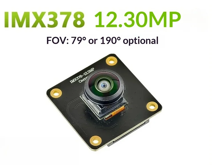 Raspberry Pi 5 IMX378 12.3MP HQ Camera Module 79° FOV 22PIN Cable Included