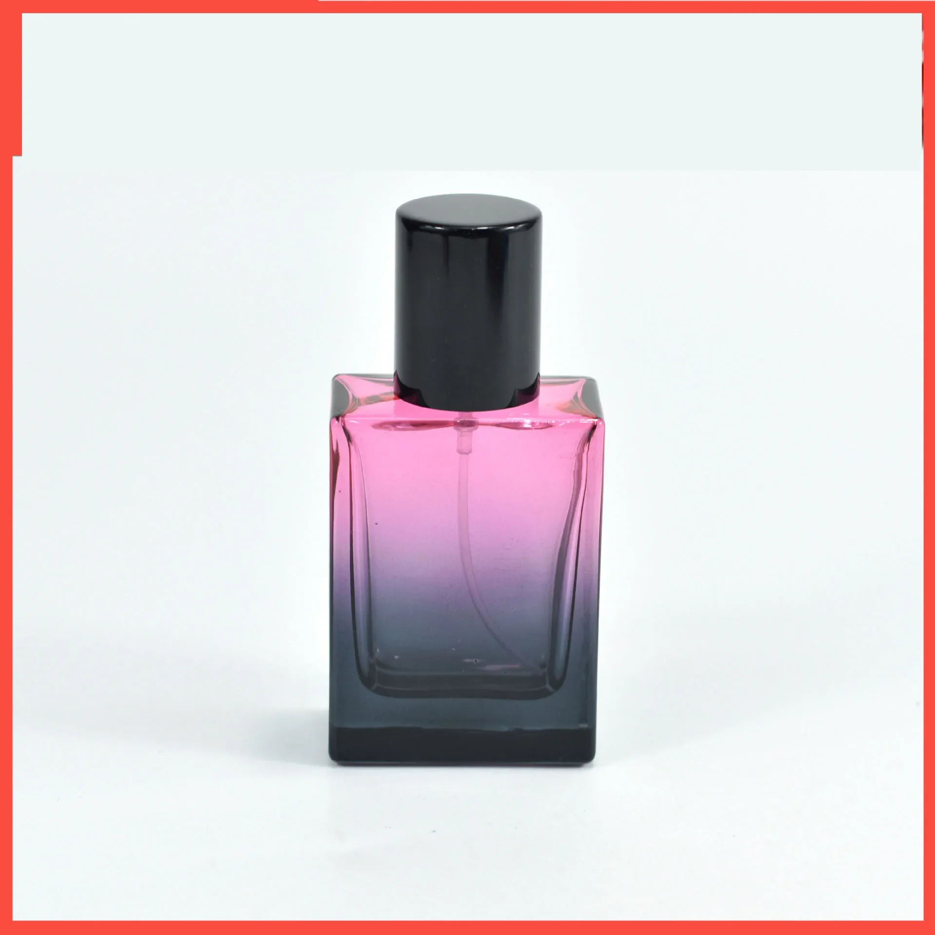 30 ミリリットルガラス勾配香水瓶詰め替え空のファインミストアトマイザースプレーボトルポータブル正方形香水用
