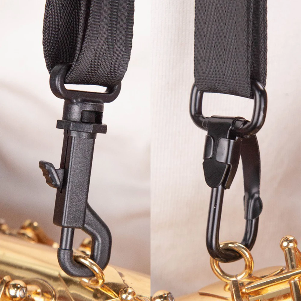 1 PC Saxophone Neck Strap With Hook Adjustable Comfortable Saxophone Neck Strap For Soprano Alto Tenor Saxophone Clarinet