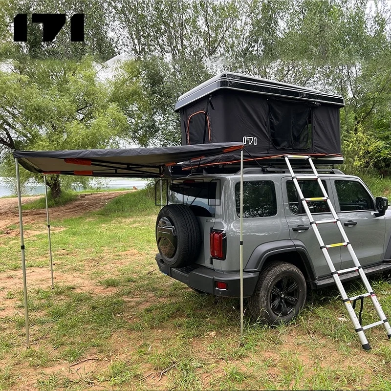 Outdoor Travel Suv Rack Pop Up Car Camping Roof Tent For Pickup Truck With Mattress