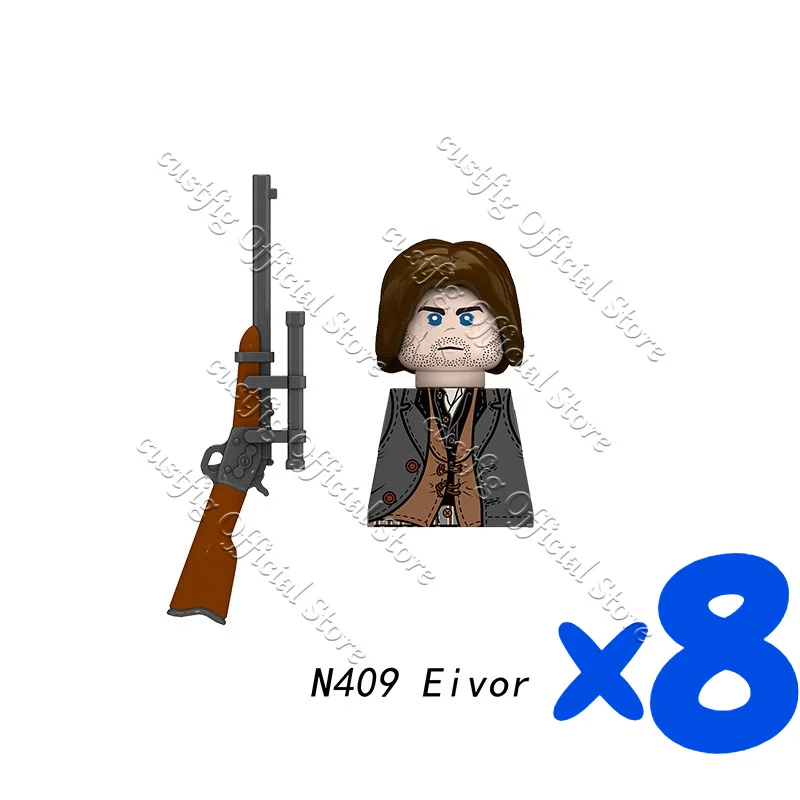 US Western Cowboy Militär-Bausteine Amerikanischer Bürgerkrieg Armee-Soldaten-Figuren Infanterie Kavallerie Sheriff Waffen DIY Bausteine Spielzeug