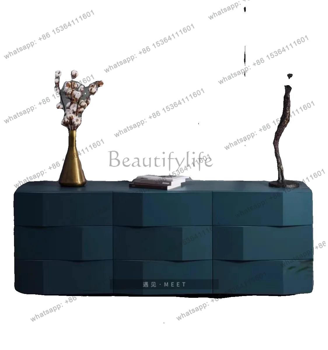 PG Nordic design creative side cabinets enter the house and enter the door to bake paint,  entrance cabinet is simply customized