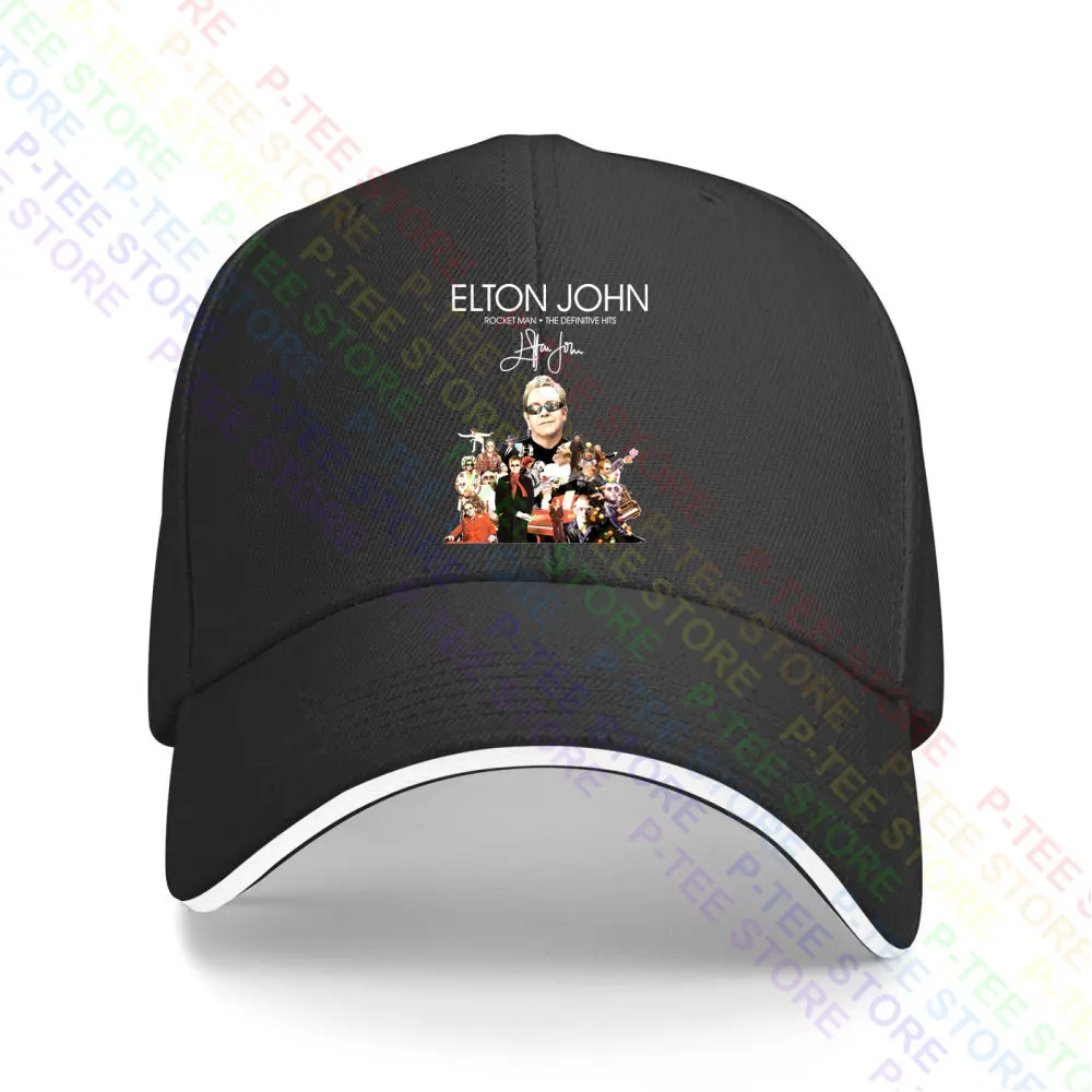 Elton John Rocket Man The Definitive Hits Baseball Cap Snapback Caps Knitted Bucket Hat