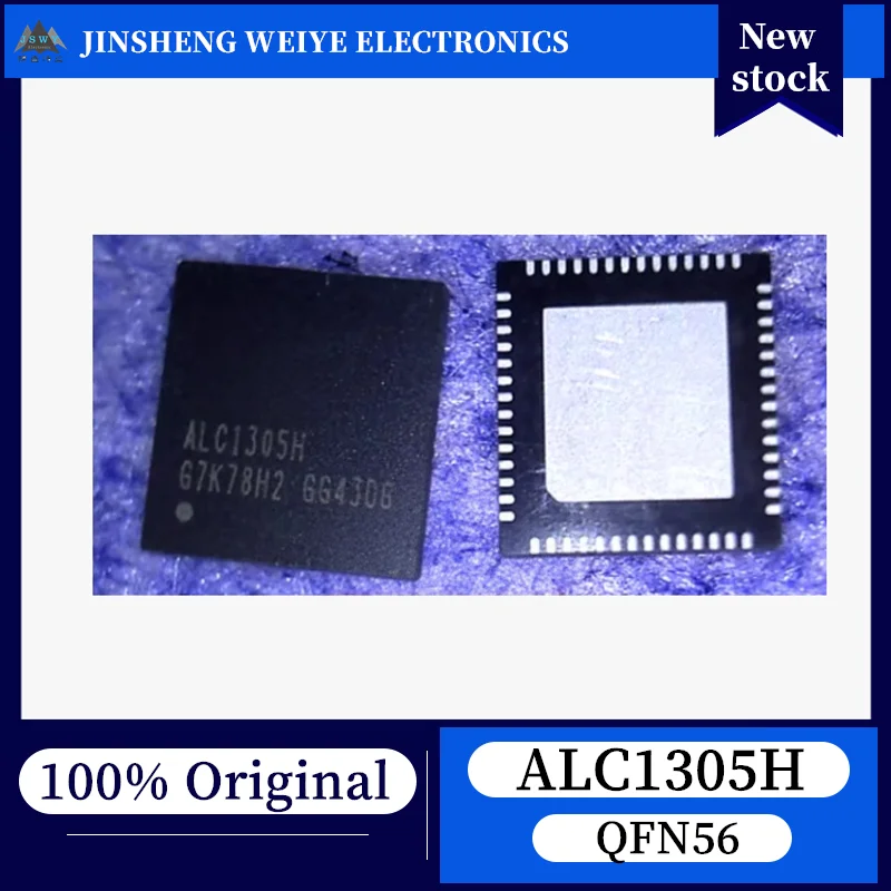 (5/50 pieces) ALC1305H ALC1305H-CG QFN56 sound card chip, 100% new, original, in stock. Chipset.