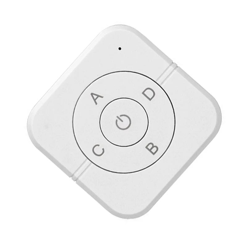 

A32T-круглая кнопка, универсальная кнопка 433 МГц, 5 клавиш, мини-беспроводная система переключения управления, настенная паста