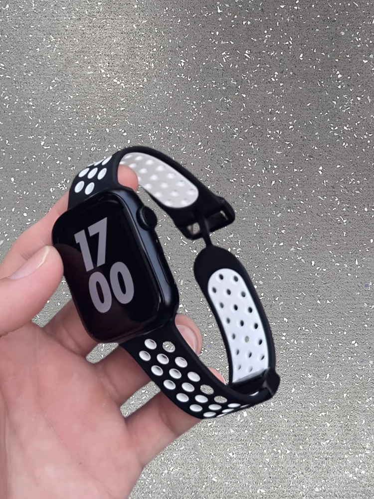 Magnetic Strap For Apple Watch Band 44mm 46mm 45mm 40mm 41mm 42mm Silicone Bracelet iWatch Series 10 9 8 se 7 6 5 4 Ultra 2 49mm