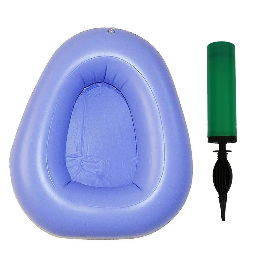 Panela De Cama Potty Inflável Portátil, almofada De Bedpan, mictórios De Higiênico De Enfermagem
