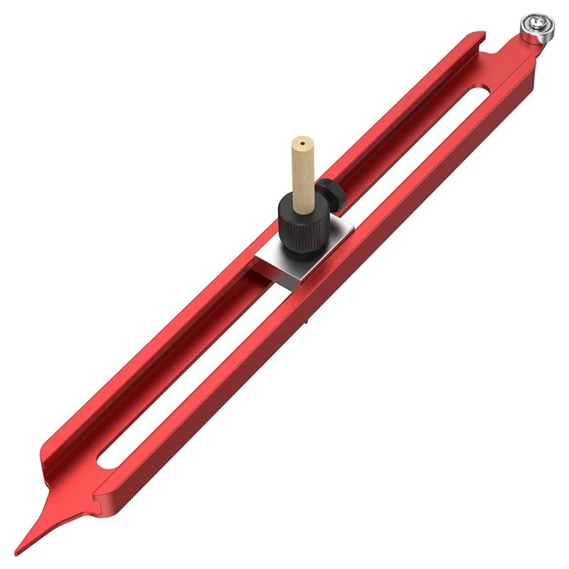 Contour Gauge Scribe Tool, Precise Profile Scribing Ruler With Adjustable Pencil Holder, Woodworking Edge Corner Gauge