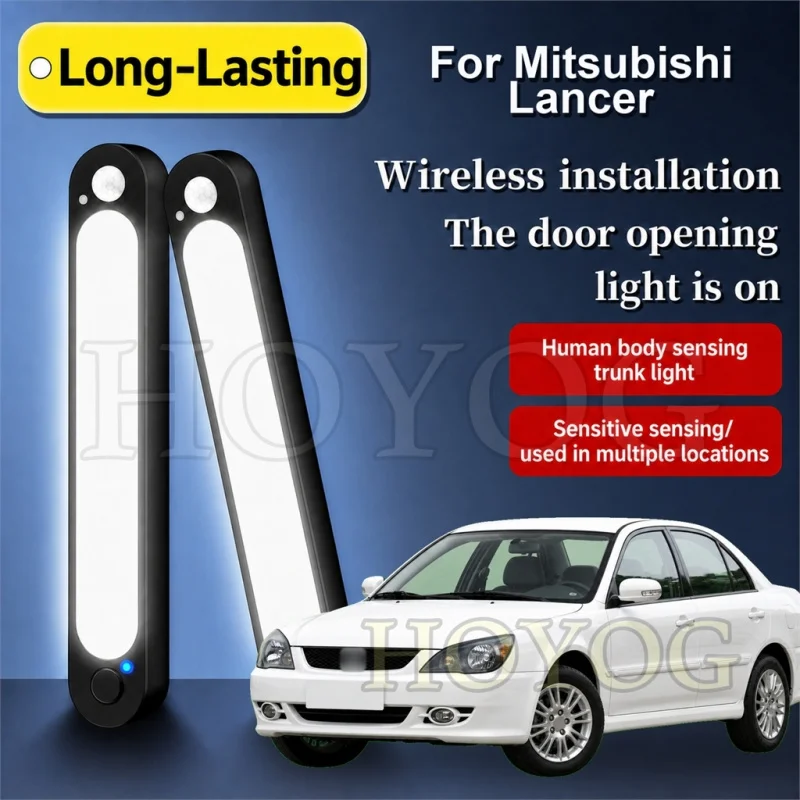 For Mitsubishi Lancer 1973-2017 Car Boot Light LED Lamp Motion Sensor Auto ON OFF Trunk Cargo Light Sedan Interior Cabin