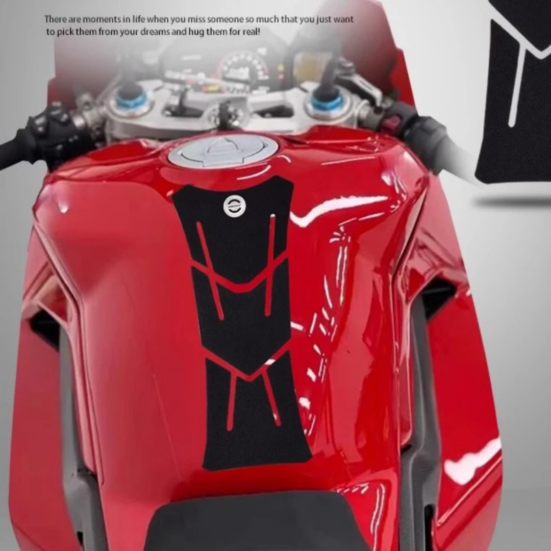 for Ducati V4 V4S V4R 2017-2022 fishbone sticker body protection motorcycle fuel tank sticker 4