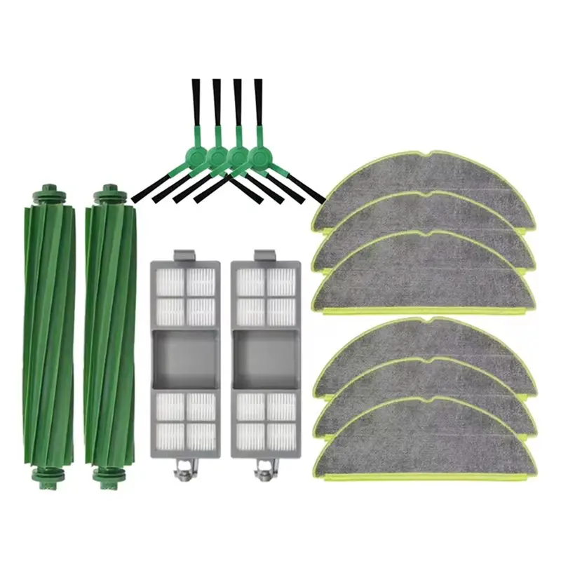 

【SIMPLE】14 шт. для Irobot Roomba 205 Combo / 205 Vac: сменные аксессуары для робота-пылесоса, основная щетка, боковая щетка, фильтр, моп.