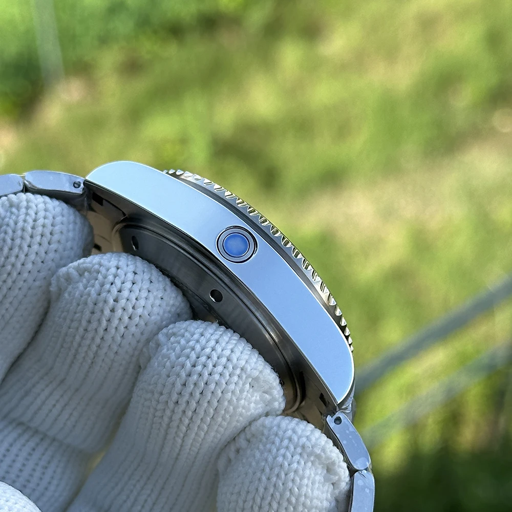 STEELDIVE SD1964GMT NH34 Watch 2025 White Dial 4 Hands Ceramic Bezel Insert Luminous Sappire Glass Automatic Mens Dive Watches