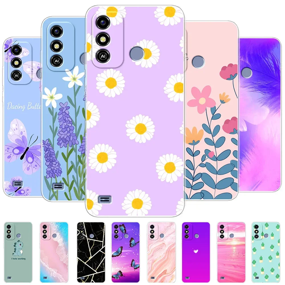 For ZTE Blade A53 Pro Case Shockproof Clear Silicon Soft TPU Back Cover For ZTE A53 New Fundas For ZTE Blade A53 Bumper Coque