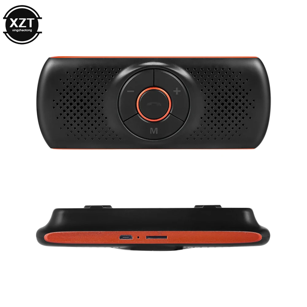 Car Wireless Bluetooth Kit Handsfree Speakerphone Sun Visor Phone Speaker Auto Bluetooth Music Player Audio Receiver Accessories