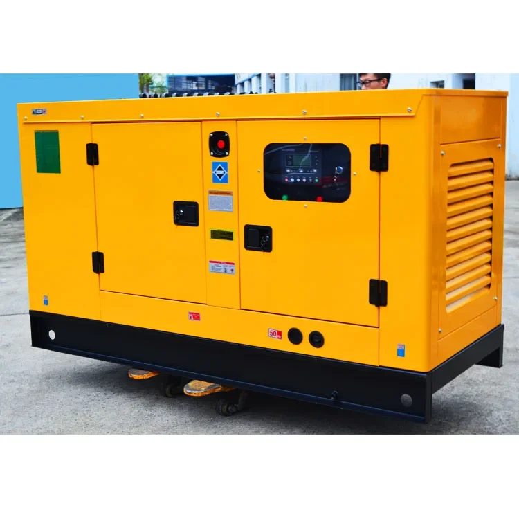 15kw 20KW 25KW 30KVA 50KW ultra-quiet diesel generator set, with muffler, sound insulation canopy, weatherproof