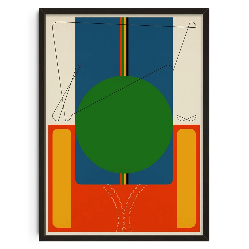 اليابانية خمر مجردة قماش المشارك الكلاسيكية طباعة الرجعية منتصف القرن الرسم على لوحات القماش الجدارية غرفة المعيشة غرفة نوم ديكور المنزل #4