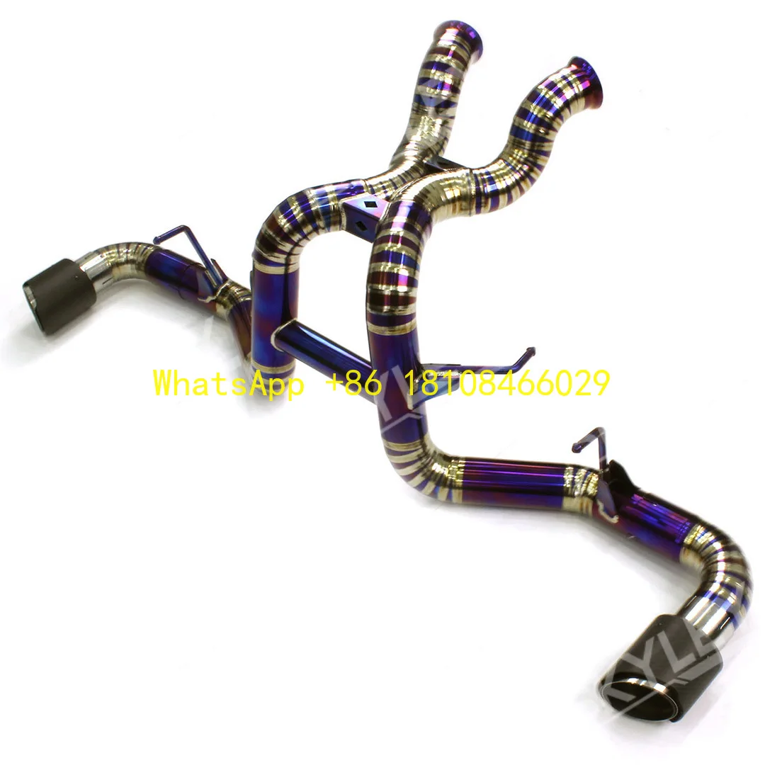 

Прямые выхлопные трубы Catback, высокопроизводительный титан для Mclaren 570s 570gt 540C, выхлопная коробка, 1 комплект, 100% подходит для 1 года