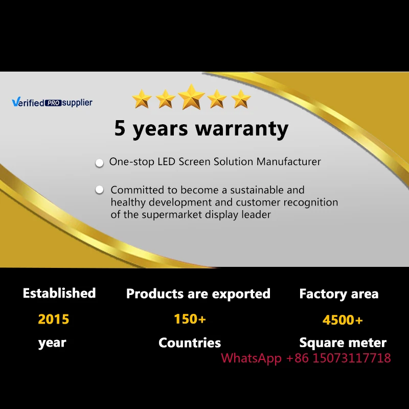 Borda LED de prateleira para publicidade de vídeo supermercado loja de sinalização digital display LED