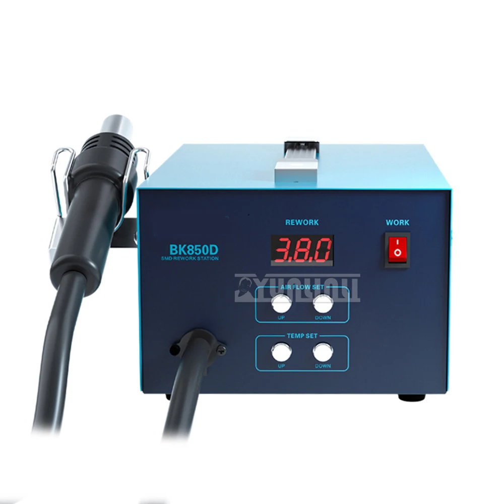 Mobiele Telefoon Onderhoud Heteluchtpistool Digitaal Display Lasstation Met Constante Temperatuur 550W High Power Luchtpistool